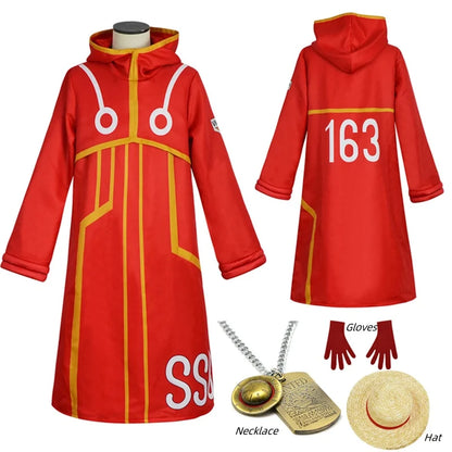 Egghead Island Monkey D. Luffy Cosplay Costume Set
