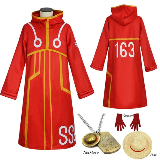 Egghead Island Monkey D. Luffy Cosplay Costume Set
