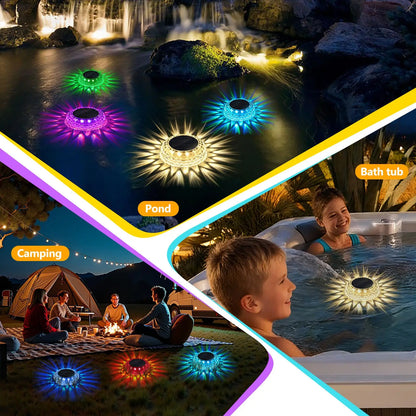 Solar Floating Pool Lights (2-Pack)