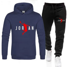 Fashionable Hooded Pullover + Jogging Pants Set