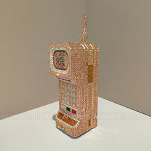 Alizekerr Cellphone Shaped Diamond Evening Bags