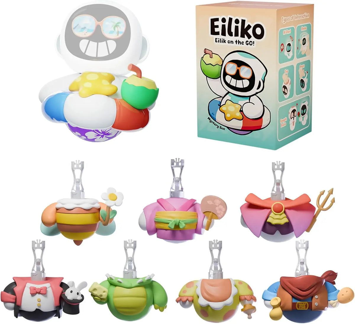 ENERGIZE LAB Eiliko Aquamarine AI Charm Robot & Wearable Pendant