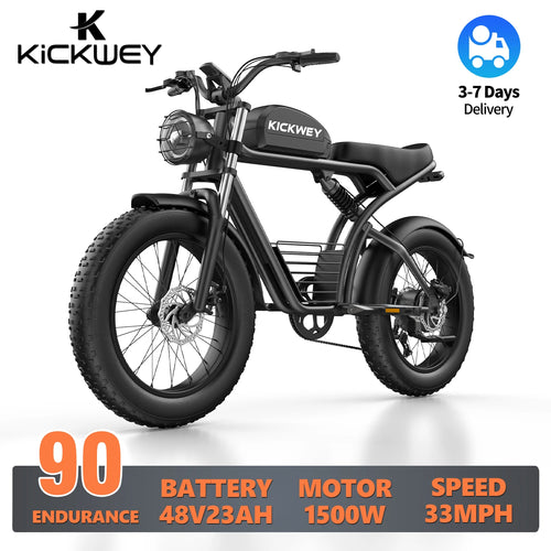 Kickwey K7 1500w 48V 23ah Electric Bike