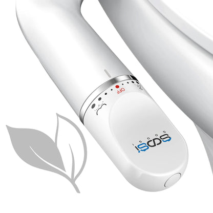 SOOSI Ultra-Slim Bidet Attachment with Dual Nozzles and Adjustable Water Pressure