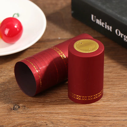 10Pcs PVC Wine Bottle Heat Shrink Caps