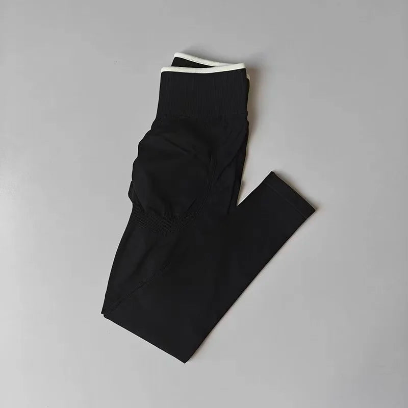 High-Waist Seamless Active Leggings