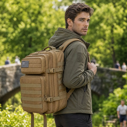 45L Tactical Molle Travel Backpack & Rucksack