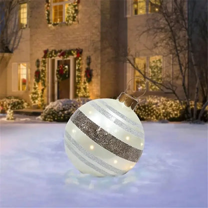 60CM Giant Outdoor Inflatable Christmas Ball Ornament