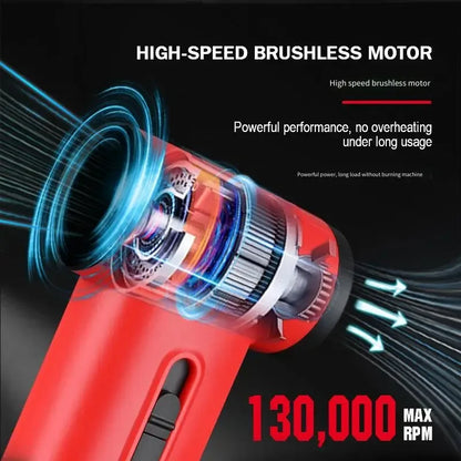 WMARK Professional 130000 RPM Cordless Turbo Jet Fan & Dust Blower