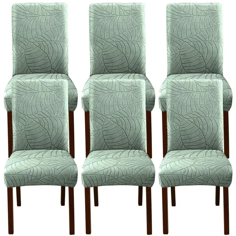 Stretch Jacquard Dining Chair Covers – Universal Spandex Slipcover Seat Protector