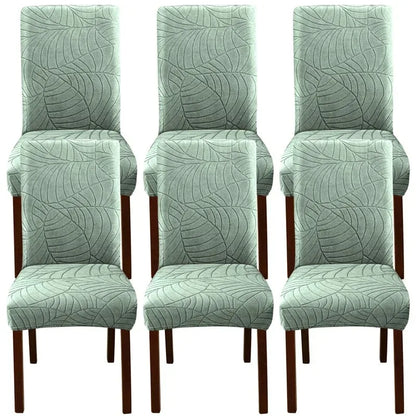 Stretch Jacquard Dining Chair Covers – Universal Spandex Slipcover Seat Protector