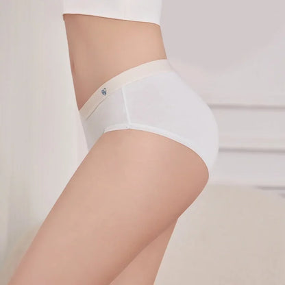 Women's Seamless Low-Waist Cotton Briefs