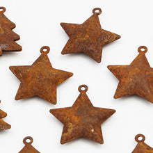 5 Pack 4.5cm Retro Rusty Christmas Bell Decorations