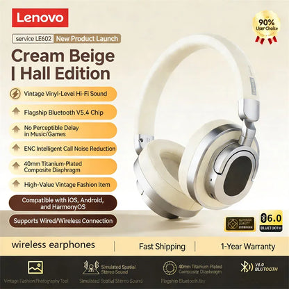 Lenovo LE600 48dB ANC Audio Wireless Headphones