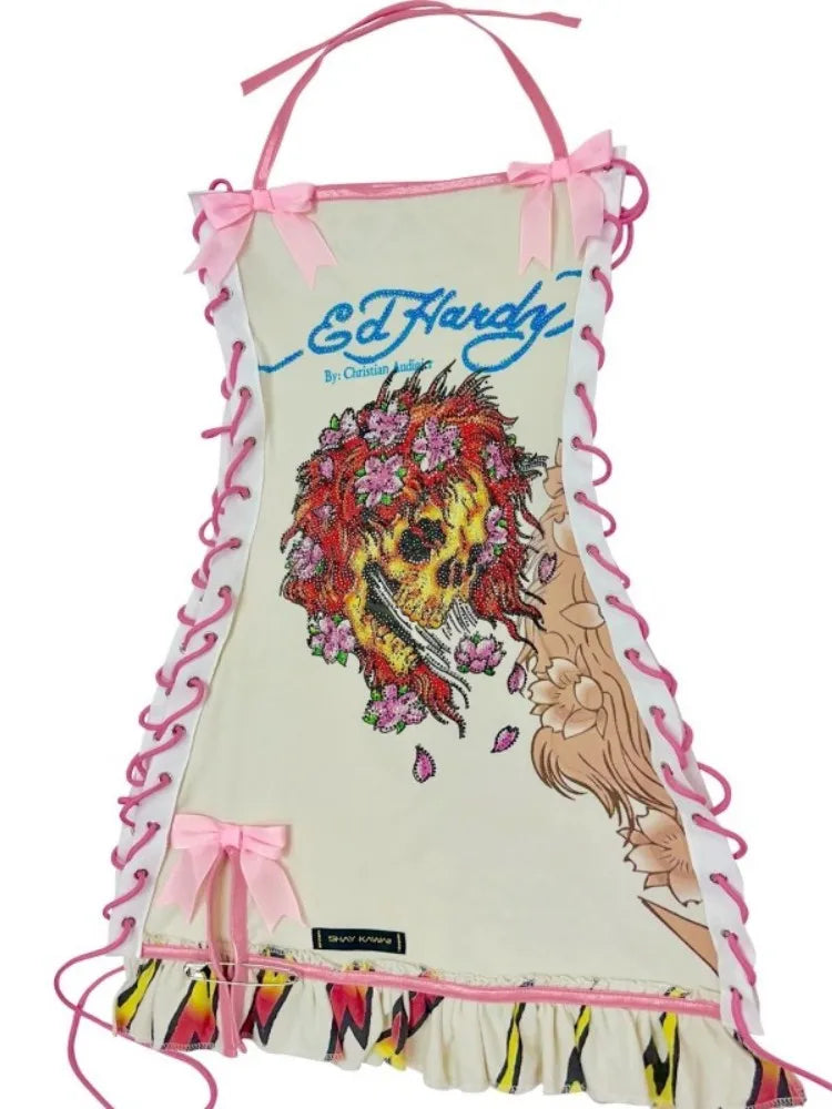 Joskaa Printed Wacky Contrast Dress