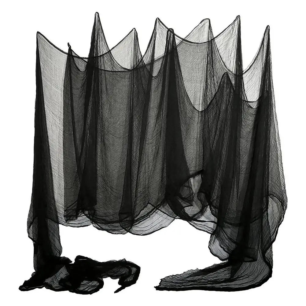 Black Creepy Cloth Halloween Decoration for Haunted Houses & Doorways