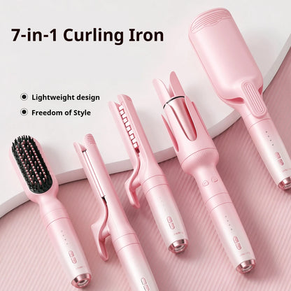 Multi-Styling Automatic Hair Curler & Hot Air Comb Set