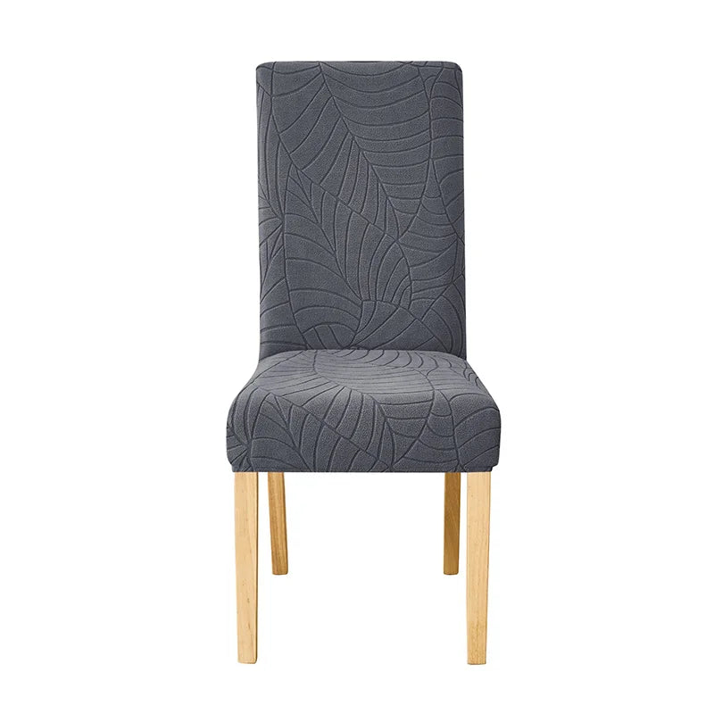 Universal Waterproof Stretch Jacquard Dining Chair Covers – Elastic Spandex Slipcover Seat Protector