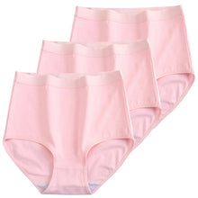 3pcs Cotton High Waist Briefs