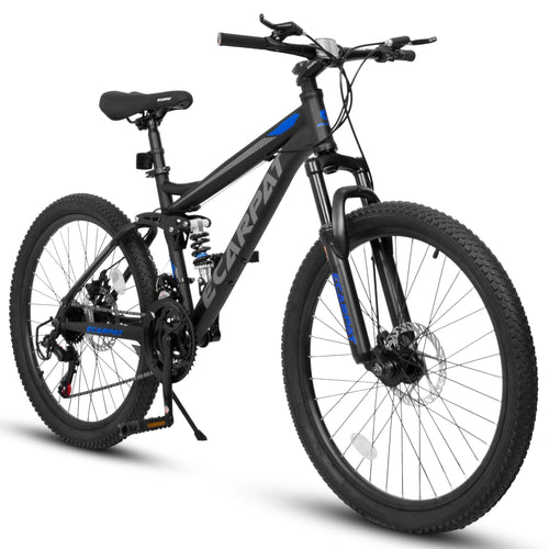 Ecarpat Dual Full Suspension 21-Speed Mountain Bike