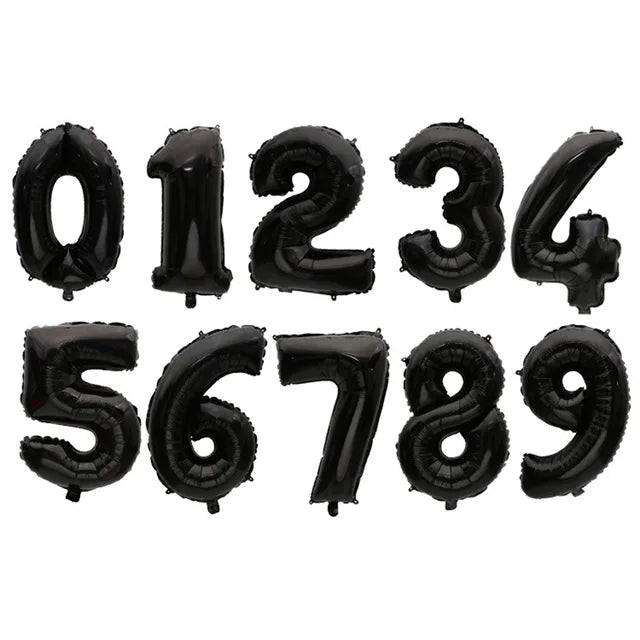 40-Inch Large Foil Number Balloons