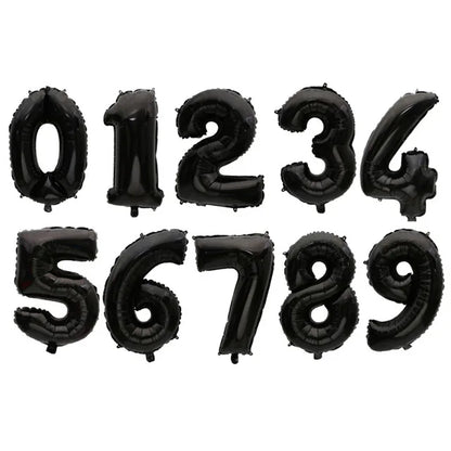 40-Inch Large Foil Number Balloons