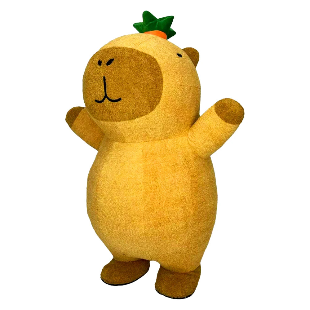 2.6m Inflatable Capybara Mascot Costume - Adult Plush Animal Cosplay Suit for Parades & Events