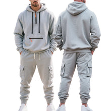 Fleece Hooded Sweatshirt and Sweatpants Set