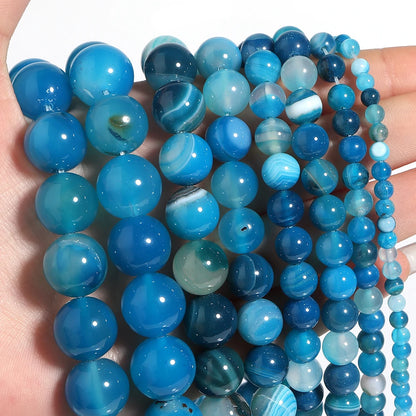 Natural Stone Jade Loose Spacer Beads for DIY Jewelry