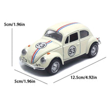 1:32 Vintage Die-Cast Volkswagen Beetle Race Car