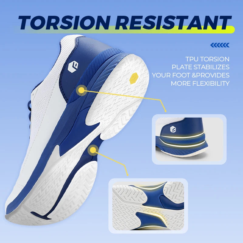 FitVille Men's Amadeus V2 Professional Tennis & Court Shoes