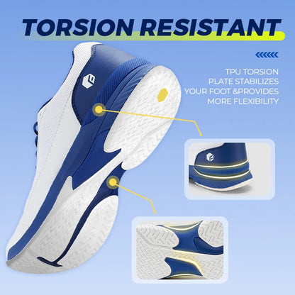 FitVille Men's Amadeus V2 Professional Tennis & Court Shoes