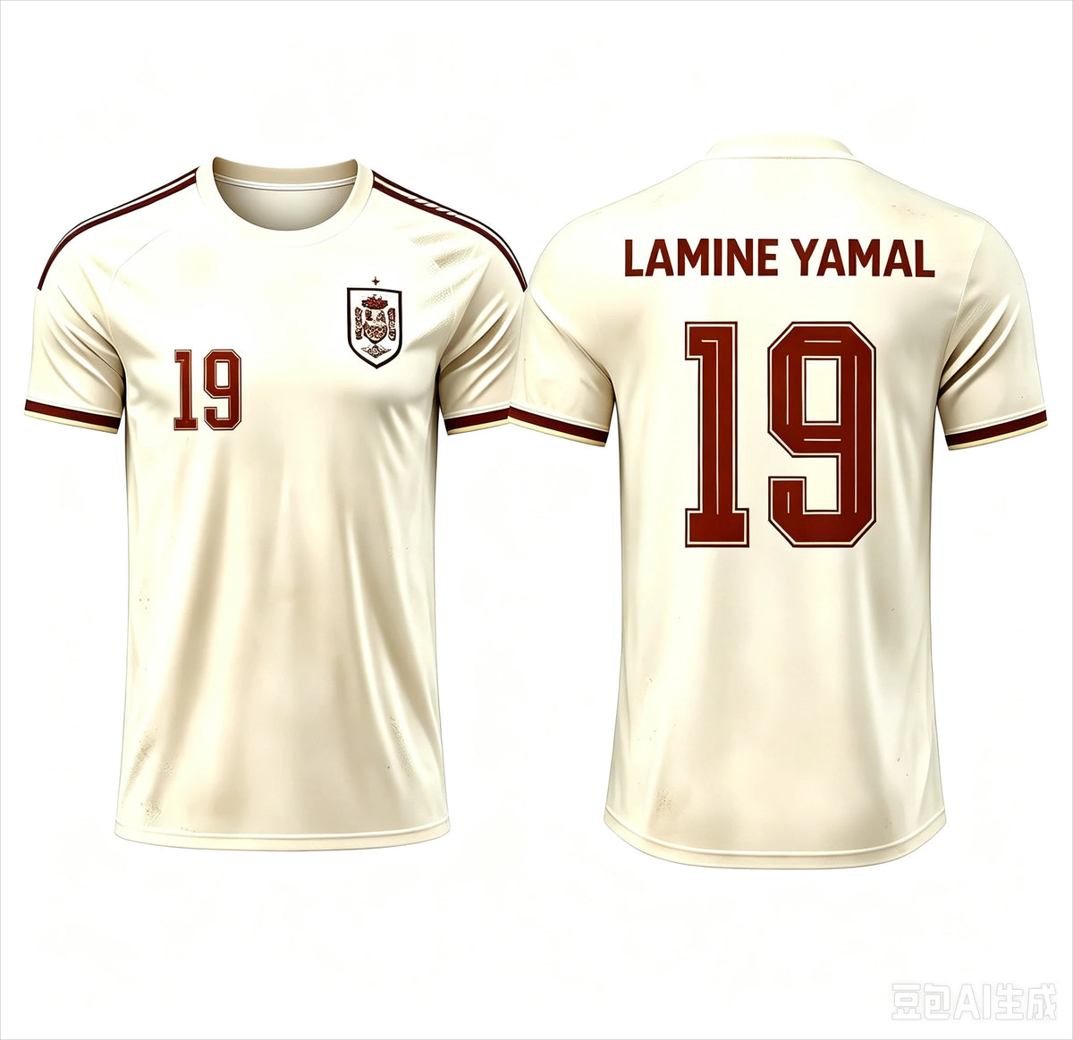 Lamine Yamal #19 Football Jersey & Shorts Set - Spain Fan 2-Piece Summer Outfit for Men, Women & Kids