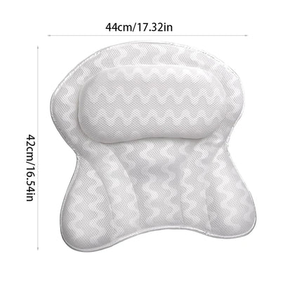 Neck Back Support Ultra Soft Bath Pillow