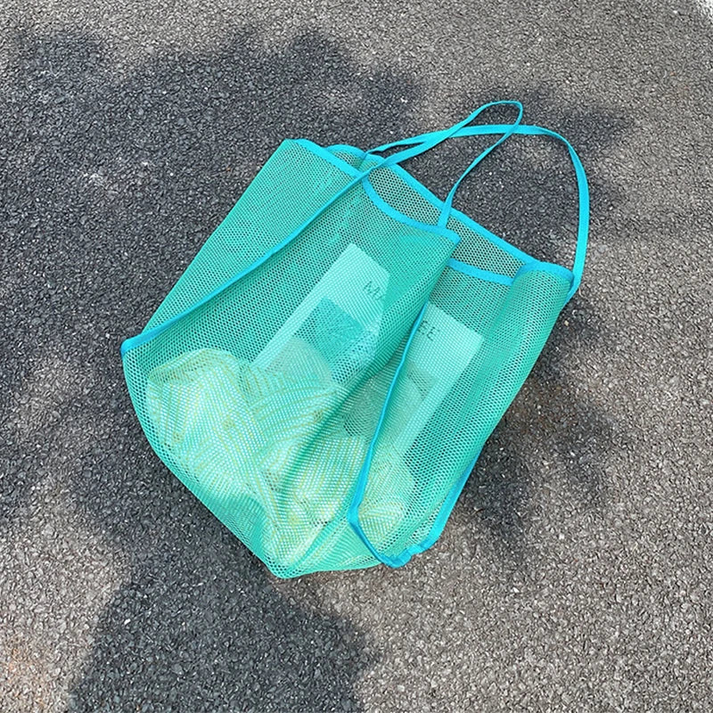 Fashion Mesh Designer Beach Travel Totes