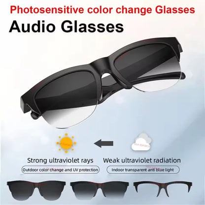 Color-Changing Lens Smart Glasses with Voice Assistant