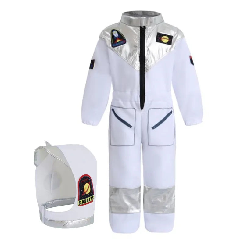 Kids Astronaut Costume Set with Helmet & Gloves