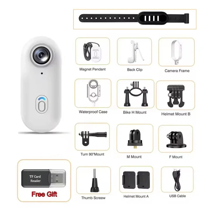4K HD Waterproof Mini Sports & Helmet Action Camera