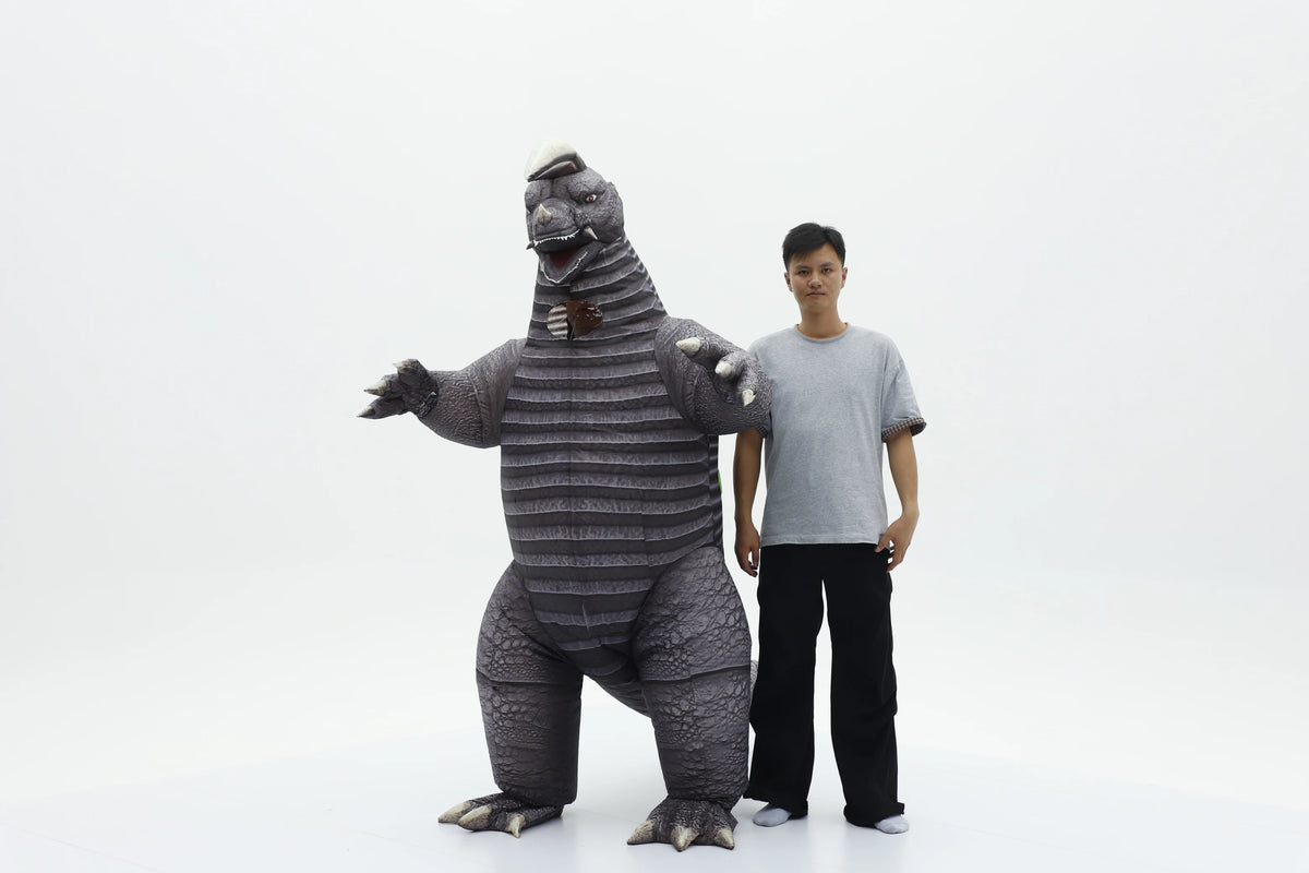 Adult Monster Inflatable Mascot Costume Set
