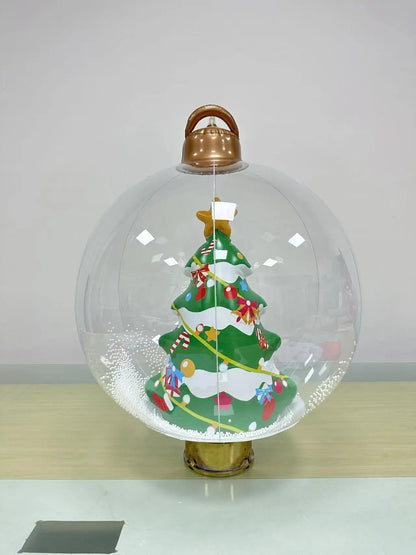 60CM Giant Outdoor Inflatable Christmas Ball Ornament