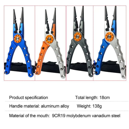 Multifunctional Fishing Pliers Line Cutter Hook Remover
