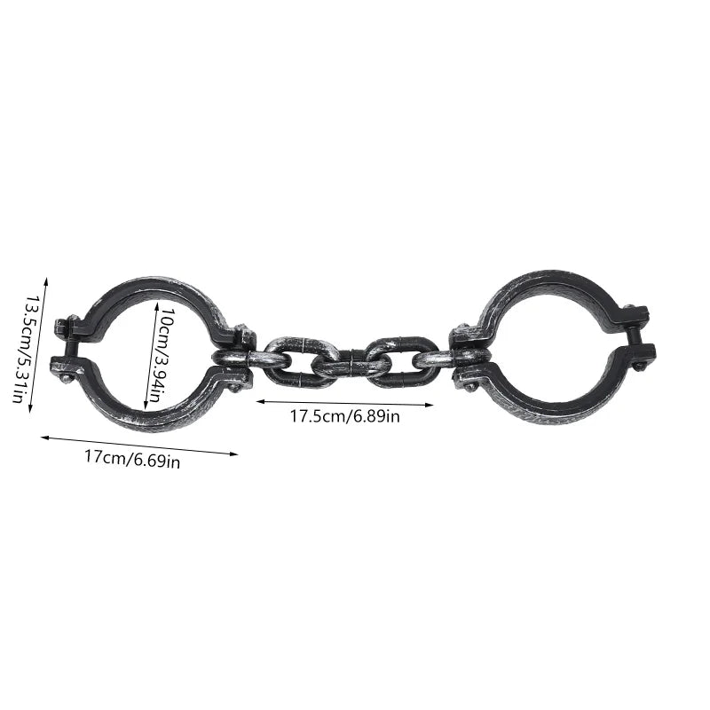 Halloween Plastic Link Chains Horror Prop Decoration