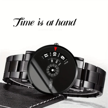 ORUSS Men's Ultra-Thin Quartz Watch - Minimalist Alloy Wristwatch