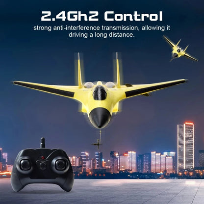 SU35 2.4G Remote Control Flying Model Glider Airplane With LED Lights