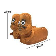 Italian Brainrot Tung Tung Plush Slippers