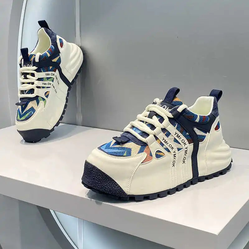 Men's Chunky Platform Casual Sneakers