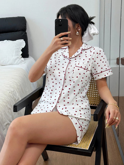 Cotton Tw0-piece Pajama Set