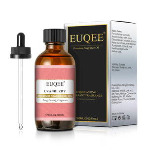 EUQEE 60ml Sweet Fruity Fragrance Oils with Glass Dropper