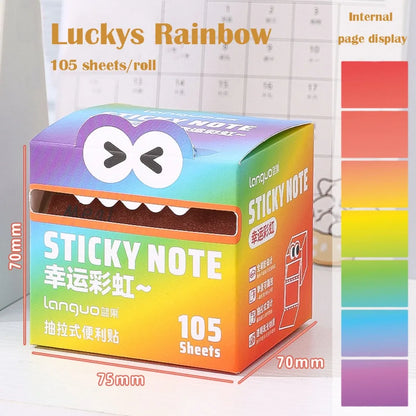 105 Sheet Cartoon Memo Pad Paper Sticky Notes