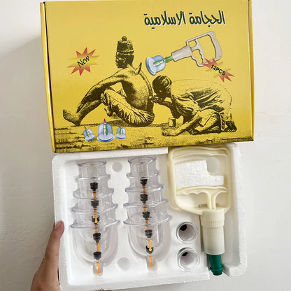 24/12Pcs Cupping Relaxation Set with Hand Pump & Guide